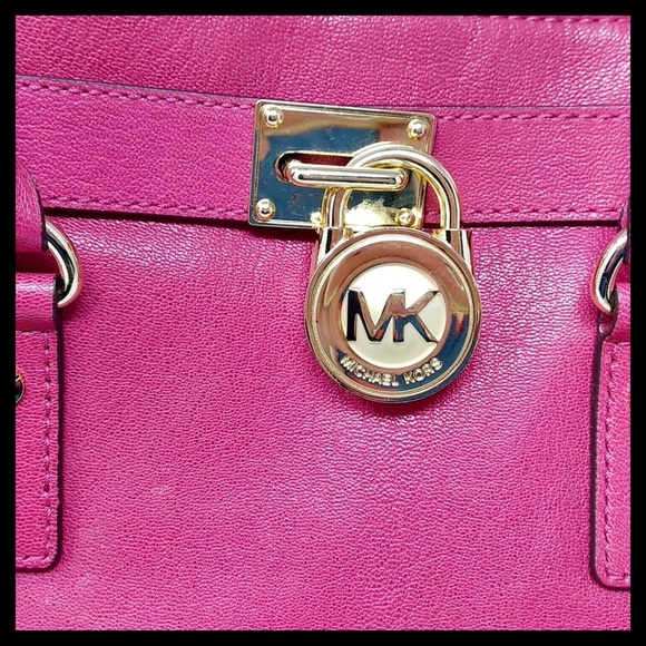 NEW! Michael Kors Large Hamilton Leather - Picture 4 of 8